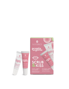 NATURE'S PEONIA SEGRETA - KIT SCRUB & KISS 10ML + 10 ML