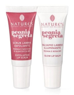 NATURE'S PEONIA SEGRETA - KIT SCRUB & KISS 10ML + 10 ML 2