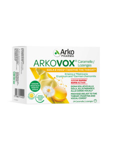 ARKOVOX MIELE/LIMONE - GOLA E VOCE 24 CARAMELLE