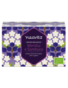 NEAVITA INFUSO MIRTILLO E SAMBUCO BIO - LINEA TISALIS 15 FILTRI