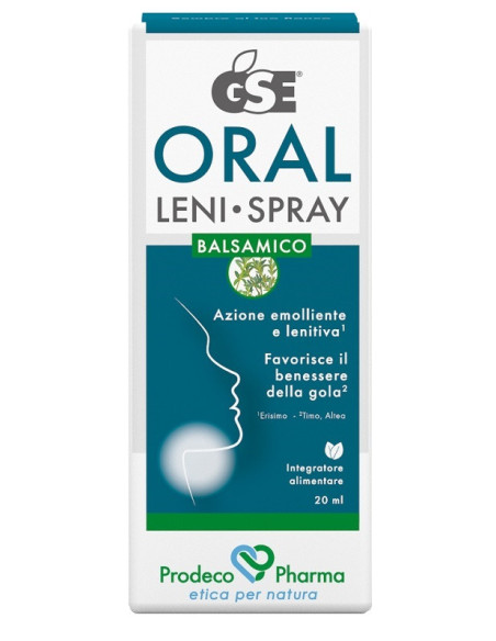 GSE ORAL LENI SPRAY BALSAMICO - GOLA E VOCE 20 ML