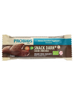 PROBIOS SNACK DARK CACAO E NOCCIOLE - SENZA ZUCCHERI AGGIUNTI 25 G