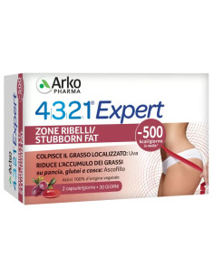 ARKOPHARMA 4321 EXPERT ZONE RIBELLI - TRIPLA AZIONE DIMAGRANTE 60 CAPSULE