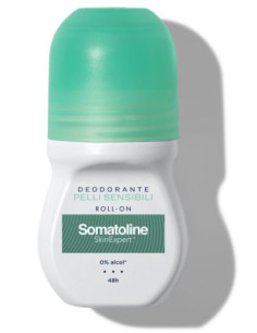 DEODORANTE PELLI SENSIBILI ROLL ON 0% ALCOL 48H - SOMATOLINE SKIN EXPERT 50 ML