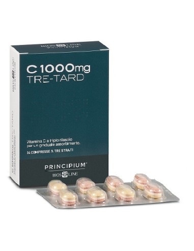 PRINCIPIUM C 1000 MG TRE-TARD 24 COMPRESSE A TRE STRATI