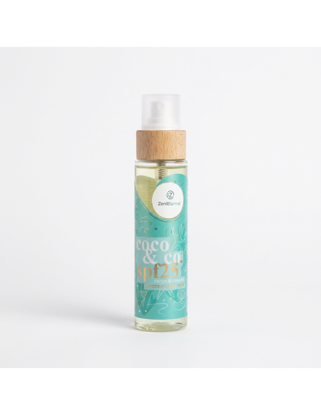 COCO&CO SPF25 CORPO E CAPELLI - OLIO SOLARE SECCO ZENITFARMA 150 ML