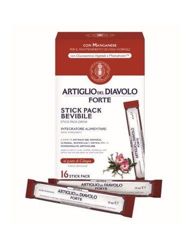ARTIGLIO DEL DIAVOLO FORTE STICK PACK BEVIBILE - ERBORISTERIA MAGENTINA 16 STICK DA 12 ML