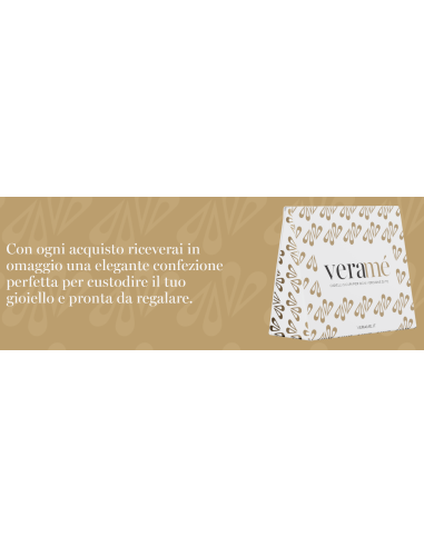 VERAME' ORECCHINI KATE ARGENTO E BLU