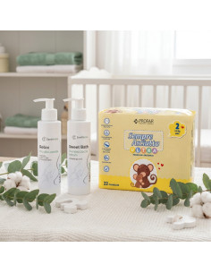 BABYLUME KIT NASCITA - SWEET BATH + RELAX + PANNOLINI 3/6 KG