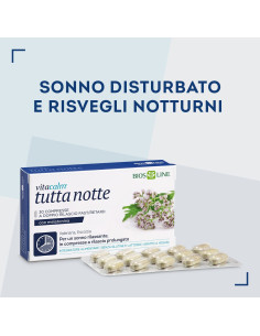 VITACALM TUTTA NOTTE BIOSLINE - RISVEGLI NOTTURNI 30 COMPRESSE 2