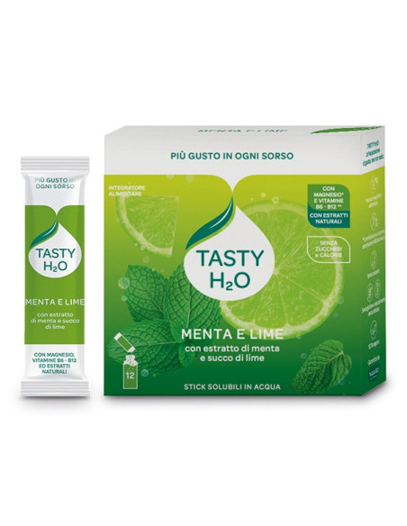 NEAVITA TASTY H2O - MENTA E LIME 12 STICK DA 2,5 G