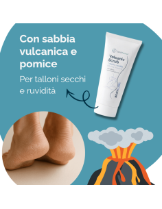 SCRUB PIEDI ESFOLIANTE NUTRIENTE - BODYLUME VOLCANIC SCRUB 100 ML