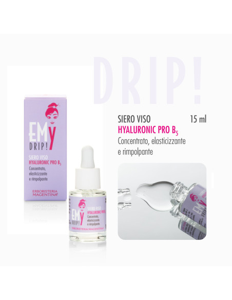 EMY KIT GLOW RITUAL - SIERO VISO HYALURONIC PRO B 15 ML + BRACCIALE IN QUARZO ROSA