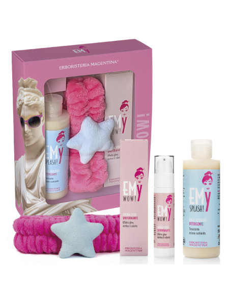 EMY KIT SUPER WOW - CREMA VISO UNIFORMANTE 50 ML + MILK IDROGEL DETERGENTE 200 ML