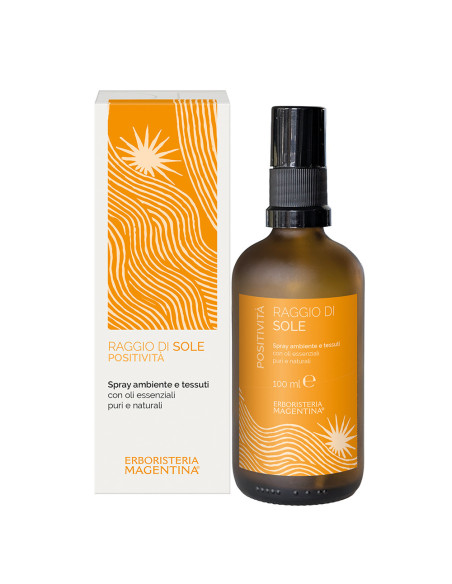 SINERGIE ESSENZIALI RAGGIO DI SOLE - ERBORISTERIA MAGENTINA - SPRAY AMBIENTI E TESSUTI 100 ML