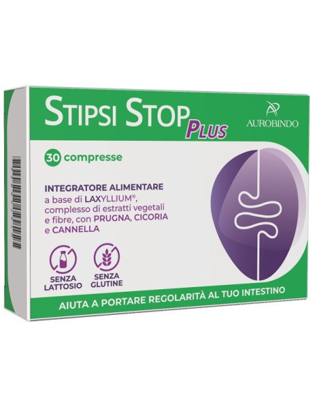 STIPSI STOP PLUS AUROBINDO - REGOLARITÀ INTESTINALE 30 COMPRESSE