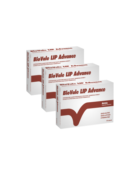 MULTI-PACK BIOVALE LIP ADVANCE - SALUTE CARDIOVASCOLARE 3 CONFEZIONI DA 30 CAPSULE