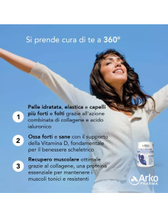 ARKOPHARMA COLLAGENE MULTIFUNZIONE - PELLE OSSA ARTICOLAZIONI E CAPELLI260 G 2