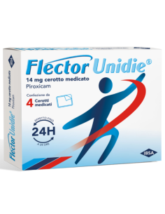 FLECTOR UNIDIE ANALGESICO ANTINFIAMMATORIO - 4 CEROTTI MEDICATI 14MG