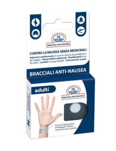BRACCIALE ANTI-NAUSEA PER ADULTI P6 NAUSEA CONTROL 2 PEZZI