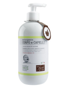 FIOCCHI DI RISO DETERGENTE CORPO E CAPELLI TALCO 400 ML
