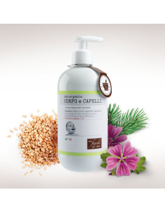 FIOCCHI DI RISO DETERGENTE CORPO E CAPELLI TALCO 400 ML 2