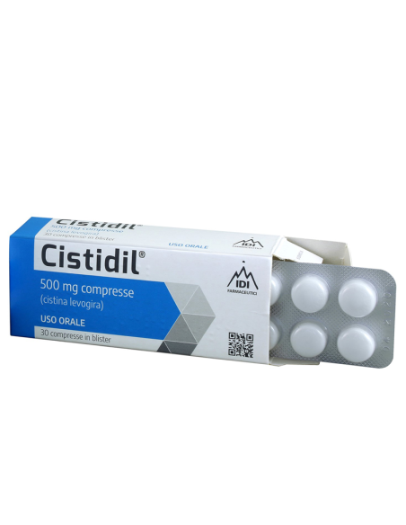 CISTIDIL 500MG 30 COMPRESSE - ACNE DERMATITI ATROFICHE PSORIASI