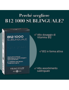 PRINCIPIUM B12 1000 BIOS LINE - 60 COMPRESSE SUBLINGUALI 2