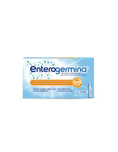 ENTEROGERMINA 4 MILIARDI - DISTURBI INTESTINALI 20 FIALETTE DA 5ML