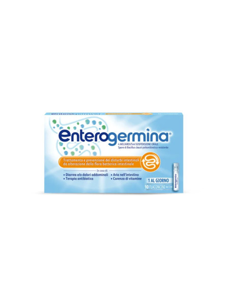 ENTEROGERMINA 4 MILIARDI - DISTURBI INTESTINALI 20 FIALETTE DA 5ML
