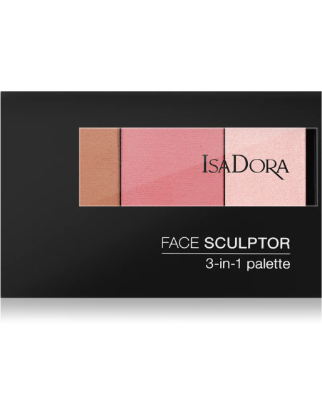 ISADORA FACE SCULPTOR 3IN1 PALETTE COOL PINK 62