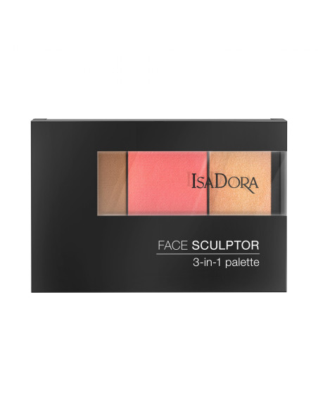 ISADORA FACE SCULPTOR 3IN1 PALETTE INTENSE PEACH 64