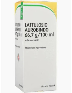 LATTULOSIO SCIROPPO LASSATIVO AUROBINDO - REGOLARITÀ INTESTINALE 180ML 66,7%