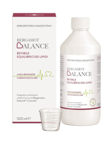 BERGAMOT BALANCE BEVIBILE EQUILIBRIO DEI LIPIDI - ERBORISTERIA MAGENTINA 500 ML