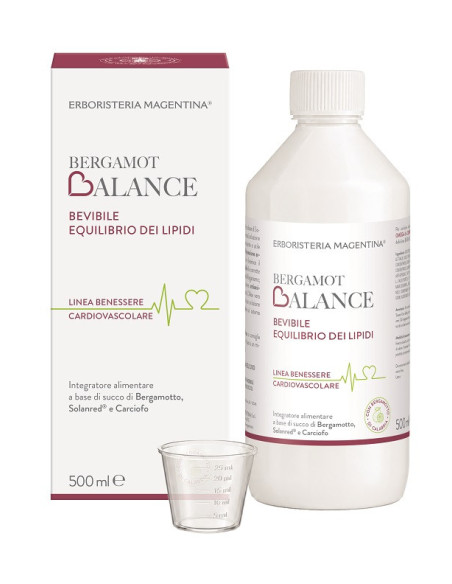 BERGAMOT BALANCE BEVIBILE EQUILIBRIO DEI LIPIDI - ERBORISTERIA MAGENTINA 500 ML