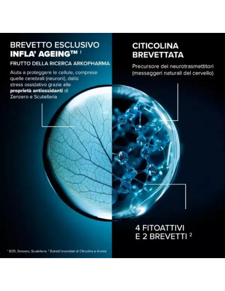 ARKOPHARMA LONGEVITY SALUTE CEREBRALE 60 CAPSULE
