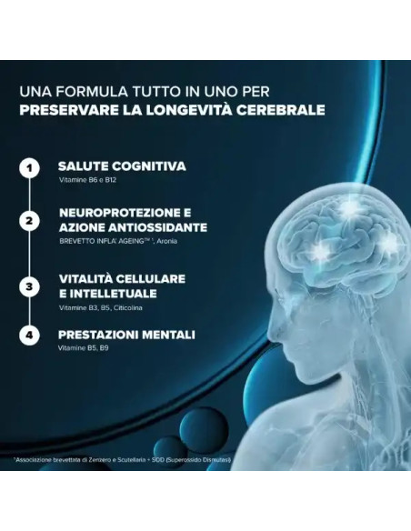 ARKOPHARMA LONGEVITY SALUTE CEREBRALE 60 CAPSULE