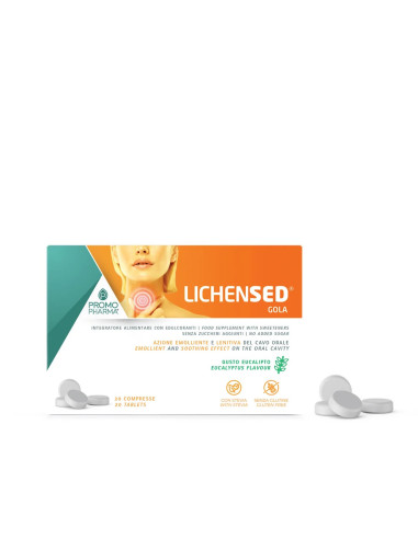 LICHENSED PASTIGLIE GOLA GUSTO EUCALIPTO - PROMOPHARMA 20 COMPRESSE