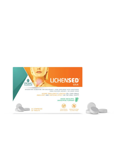 LICHENSED PASTIGLIE GOLA GUSTO EUCALIPTO - PROMOPHARMA 20 COMPRESSE