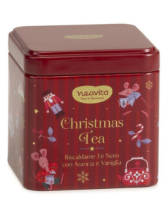 NEAVITA COFANETTO ROSSO IN LATTA - MELANGE CHRISTMAS TEA 5 FILTRI