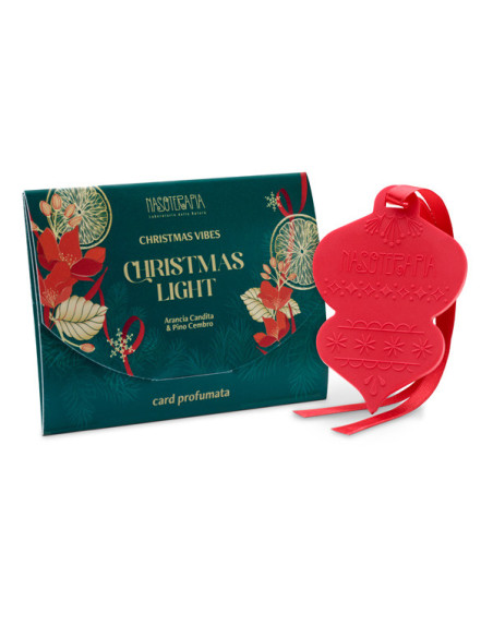 NASOTERAPIA CARD PROFUMATA SINGOLA - CHRISTMAS LIGHT