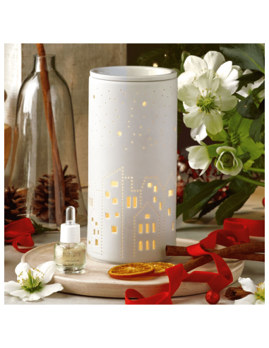 NASOTERAPIA KIT HOLIDAY ESSENCE - DIFFUSORE ELETTRICO CHRISTMAS TOWN + ESSENZA 15 ML