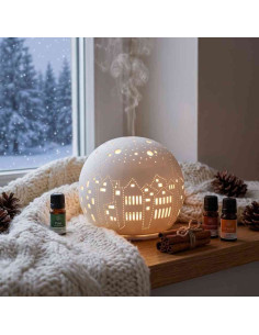 PURAE DIFFUSORE ULTRASUONI CERAMICA SNOWFALL
