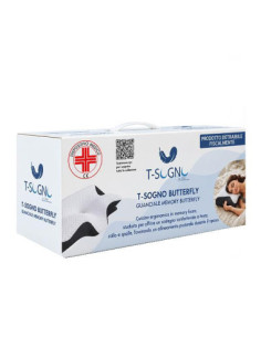 T-SOGNO MEMORY BUTTERFLY - GUANCIALE ERGONOMICO