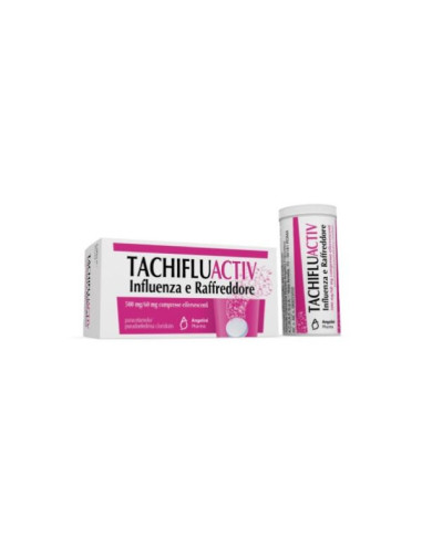 TACHIFLUACTIV INFLUENZA E RAFFREDDORE 10 COMPRESSE EFFERVESCENTI
