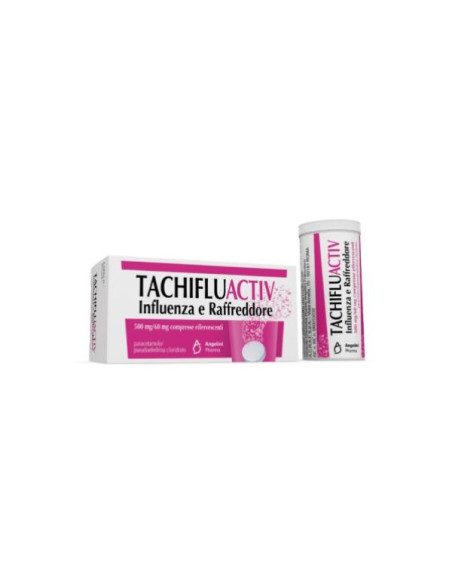 TACHIFLUACTIV INFLUENZA E RAFFREDDORE 10 COMPRESSE EFFERVESCENTI