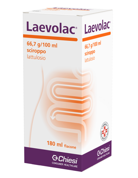LAEVOLAC SCIROPPO - LASSATIVO DELICATO CON LATTULOSIO 66,7% 180ML