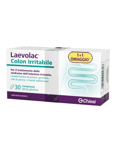 LAEVOLAC COLON IRRITABILE BI-PACK 2 CONFEZIONI DA 30 COMPRESSE