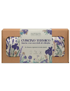NASOTERAPIA CUSCINO TERMICO - FASCIA CON NOCCIOLI DI CILIEGIA FRAGRANZA LAVANDA