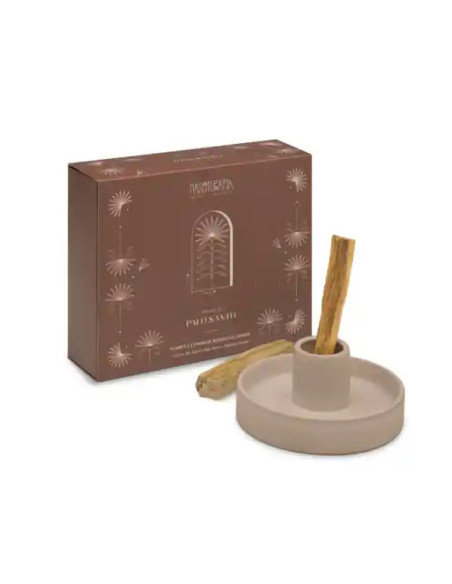 NASOTERAPIA KIT RITUALE DI PALO SANTO - 2 LEGNI + PIATTINO